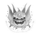 Gengar tattoo design idea