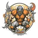 offensive lineman tattoo design idea