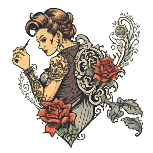 you need to sew suits like a seamstress. back tattoo tattoo design idea