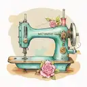 sewing machine called MiC tattoo design idea