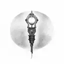Flashlight tattoo design idea
