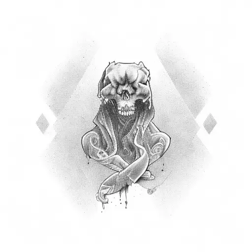 suicide  tattoo design idea