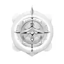 sagittarius core symbol tattoo design idea