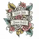 bible verse proverbs 3:5 6 tattoo design idea