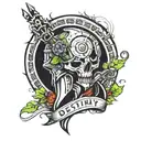 Destiny tattoo design idea