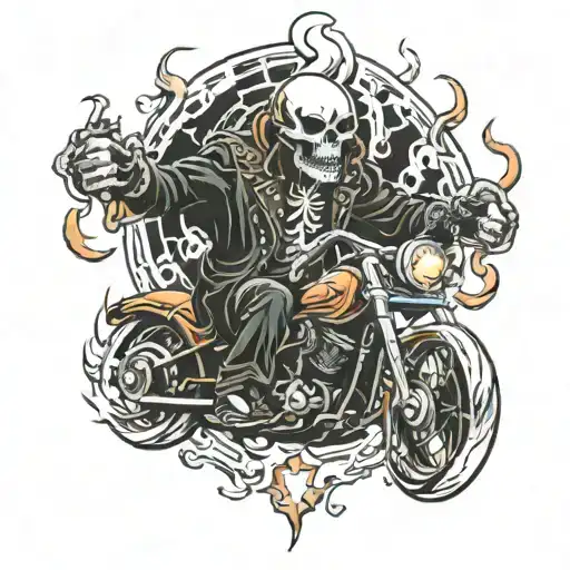Ghost Rider tattoo design idea