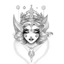 princesa aurora  tattoo design idea
