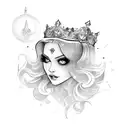 princesa aurora  tattoo design idea
