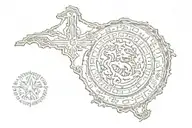 Florida state tattoo design idea