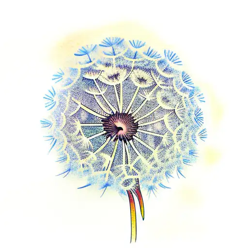 Dandelion tattoo design idea
