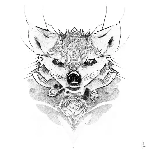 lobos tattoo design idea