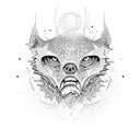 lobos tattoo design idea