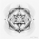 sacred geometry  chakras tattoo design idea