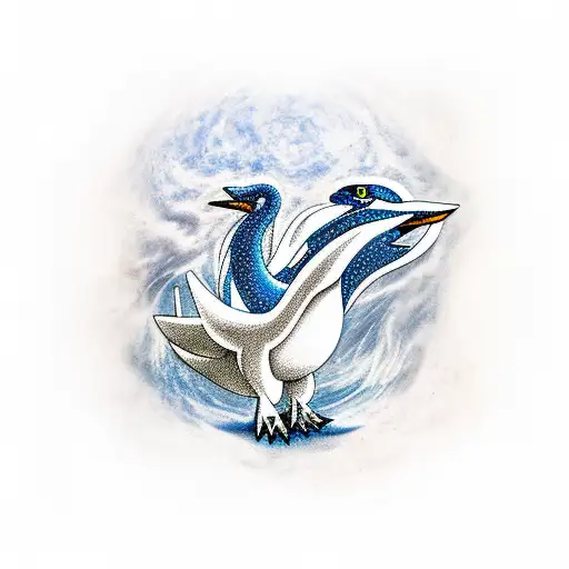 lugia  tattoo design idea