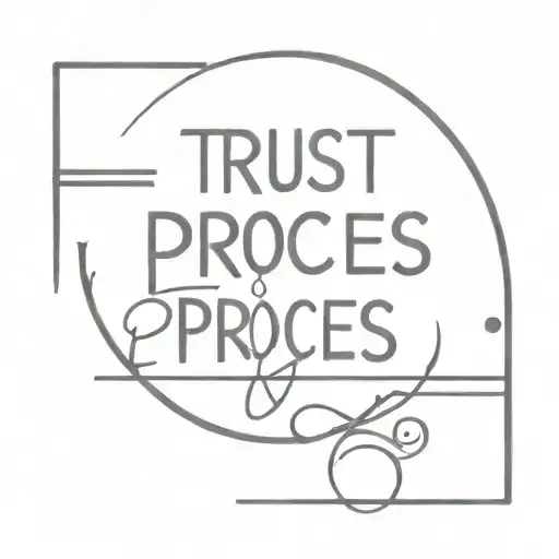 trust the process written tattoo design idea