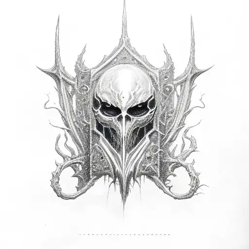 elden ring logo with bloodborne logo  tattoo design idea