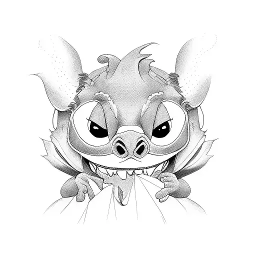 Stitch  tattoo design idea