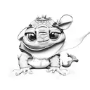 Stitch  tattoo design idea