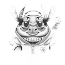 Stitch  tattoo design idea