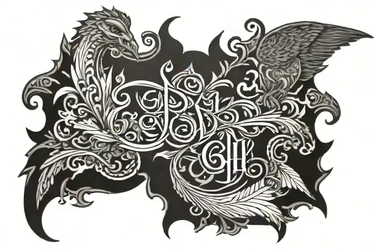 psalms 56:11 tattoo design idea