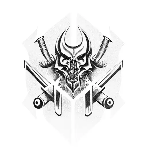khorne symbolism  tattoo design idea