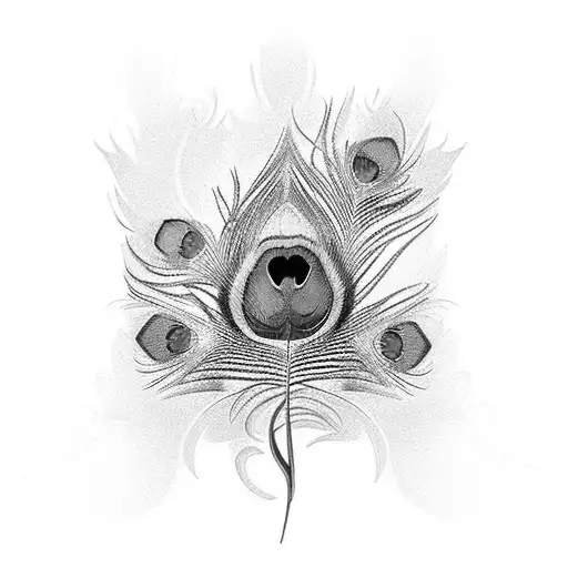 Peacock feather Leeds United  tattoo design idea