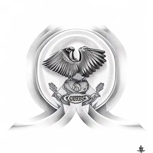 Cuervos tattoo design idea