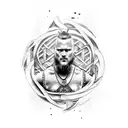 Ragnar Lothbrok tattoo design idea
