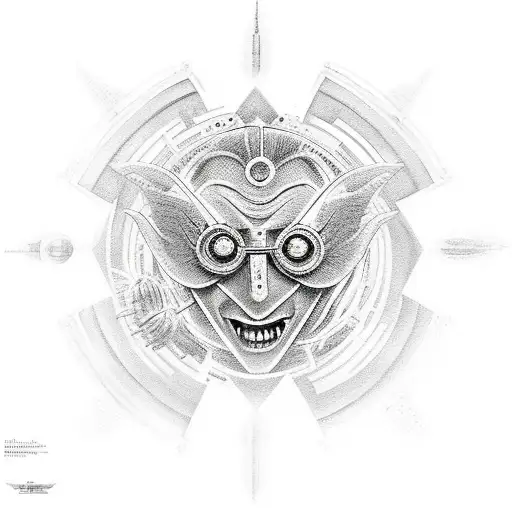 Dr. Who meets The Lord of the Rings meets The Matrix tattoo design idea