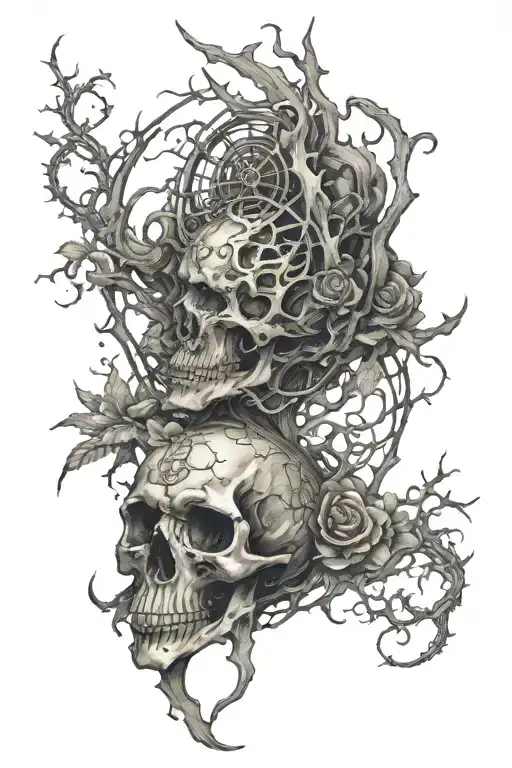 Deathcore inspired by Lorna Shore tattoo design idea