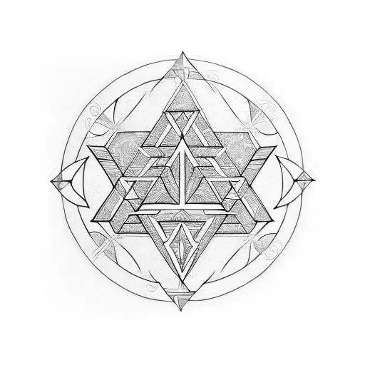 Valknut Symbol tattoo design idea