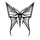 Moth atlas tattoo design idea