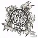 tattoo with meaning of love which involves Trisha name in it secretly   tattoo design idea