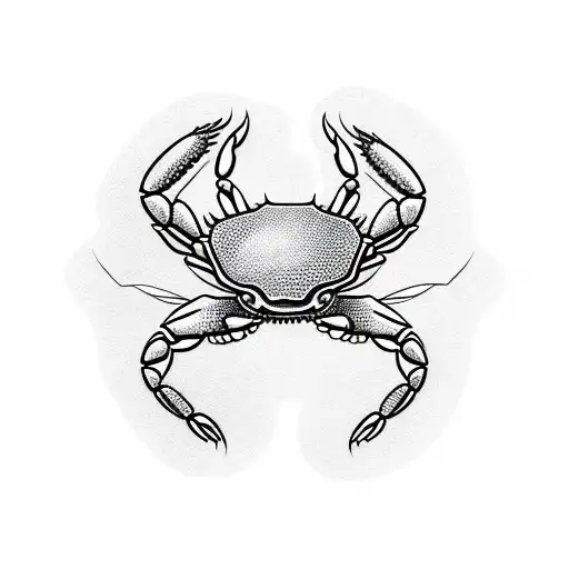 crab tattoo design idea