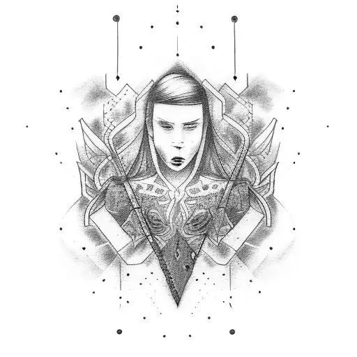 sibling tattoo 2 Sisters 1 brother tattoo design idea