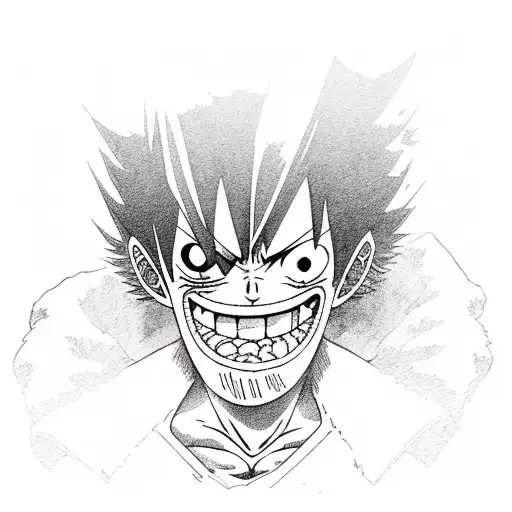 Luffy  tattoo design idea