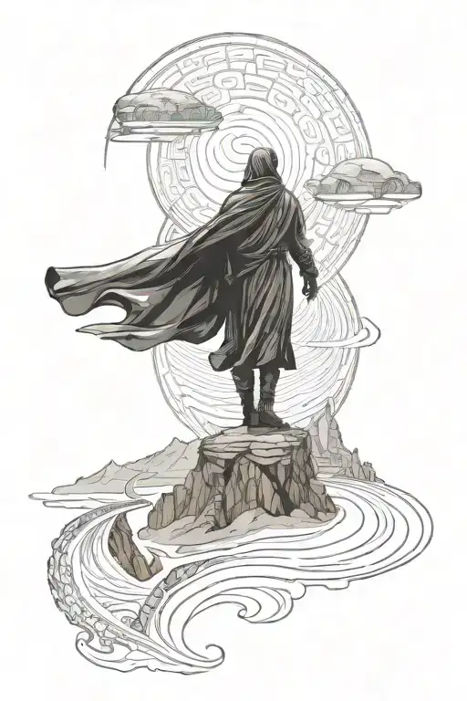 Dune Messiah book cover  tattoo design idea