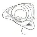 Dune Messiah book cover art tattoo design idea