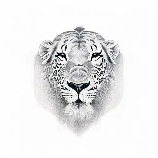 cute safari Afrique  tattoo design idea
