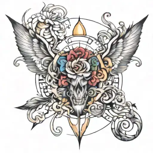 I'm building my own house, I would like something that will allow me to mark this important event on my skin tattoo design idea
