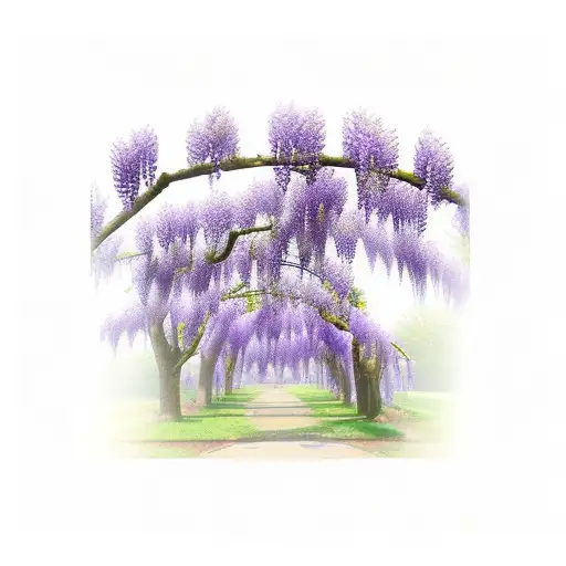 travel, wisteria, bingo tattoo design idea