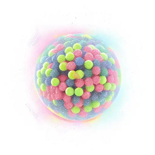 bingo balls tattoo design idea