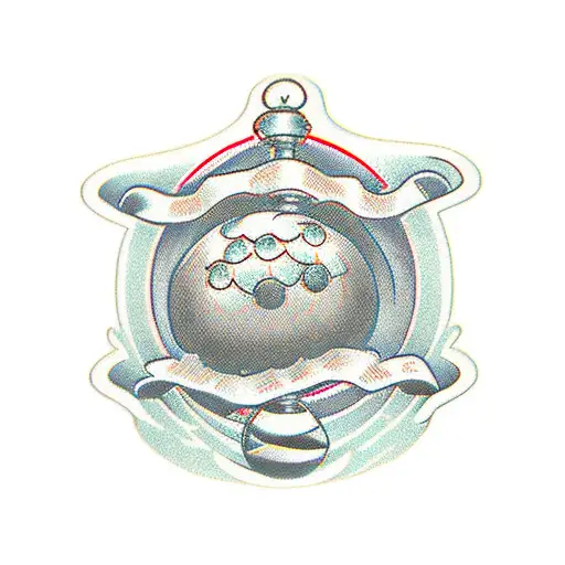 bingo balls tattoo design idea