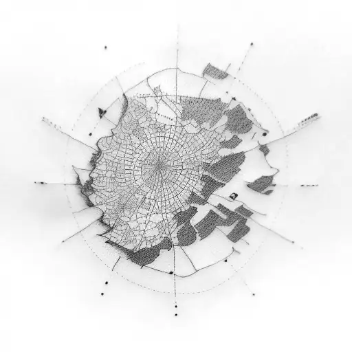 Punjab map on forearm tattoo design idea