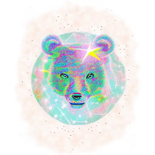 ursa major constellation tattoo design idea