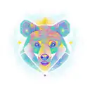 ursa major constellation tattoo design idea