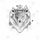 ursa major constellation tattoo design idea