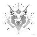 ursa major constellation tattoo design idea