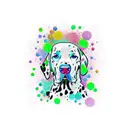 Dalmatian  tattoo design idea