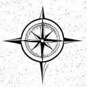 Compass tattoo design idea